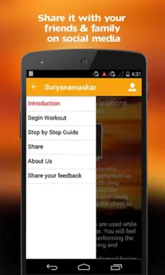 Suryanamaskar android App screenshot 2