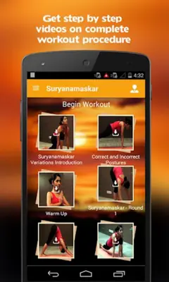 Suryanamaskar android App screenshot 3