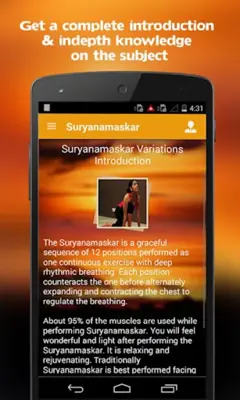 Suryanamaskar android App screenshot 4